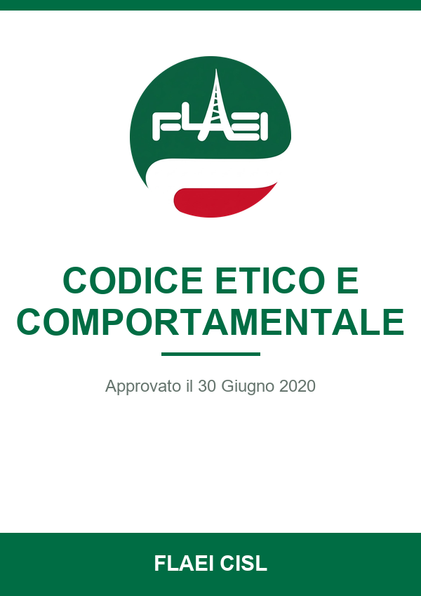 Copertina Codice Etico e Comportamentale