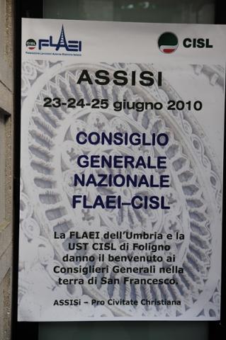 2010 - CG ASSISI  24-25 GIUGNO 2010 (Hotel Subasio)