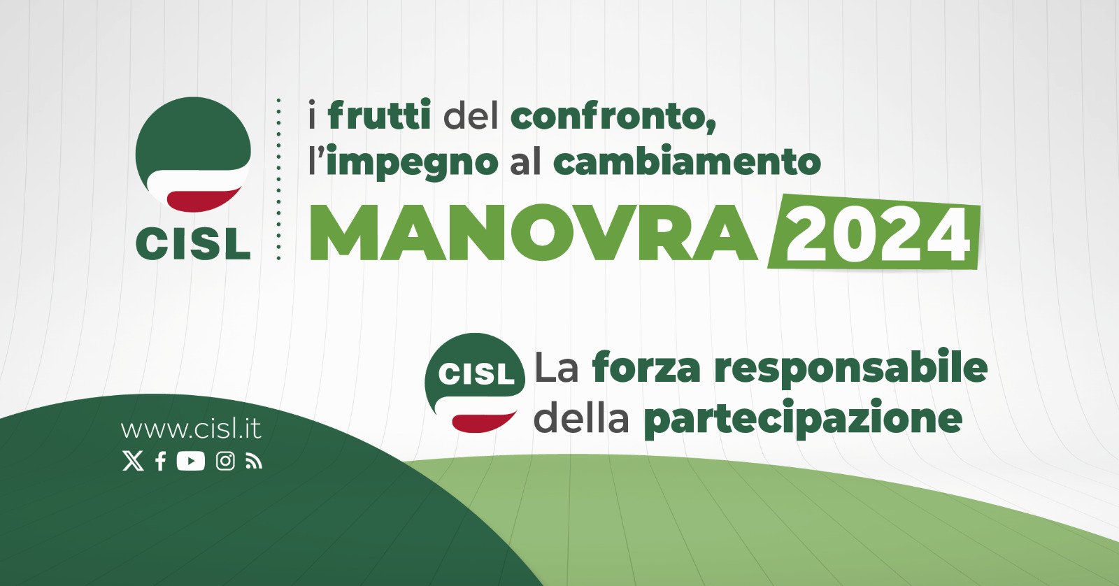 Iniziative CISL sulla Manovra di Bilancio.