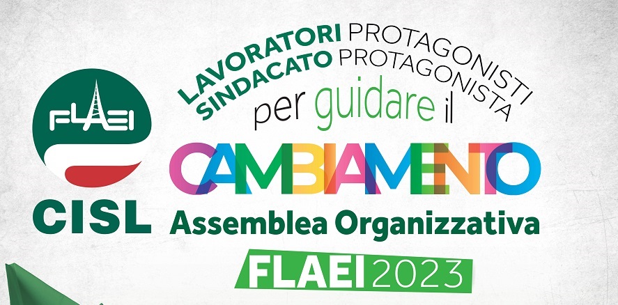 Assemblea Organizzativa FLAEI Cisl 7-8 novembre 2023 - Invio locandina.