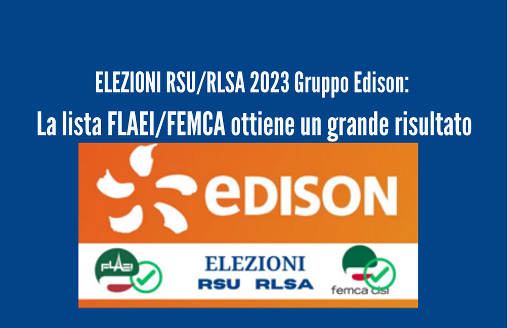 EDISON: È ORA DI VOLTARE PAGINA