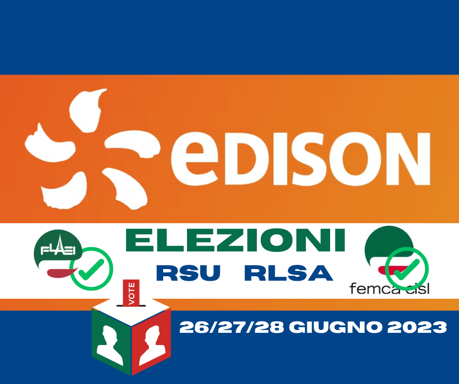 EDISON - ELEZIONI RSU/RLSA