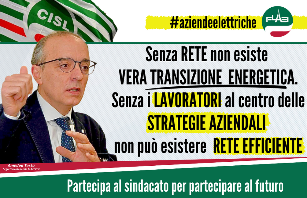 UNA RETE EFFICIENTE È NECESSARIA ALLE RINNOVABILI