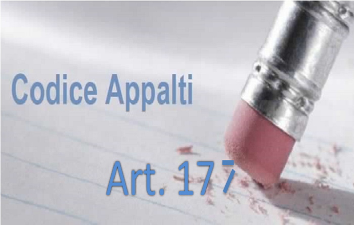 Incostituzionalità art.177 codice appalti. Invio documentazione.